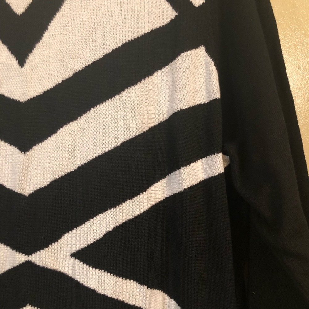 EUC Derek Heart Black/White Sweater Dress Size 3XL - Picture 6 of 6